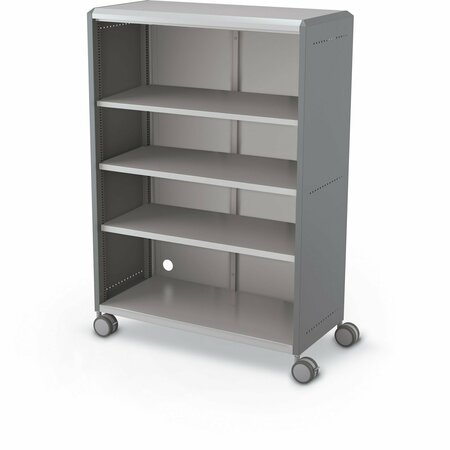 MOORECO Compass Cabinet Grande With Shelves Cool Grey 60.6in H x 42in W x 19.2in D D3A1B1D1X0